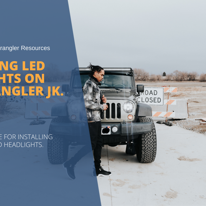 Installing LED Headlights on Jeep Wrangler JK.