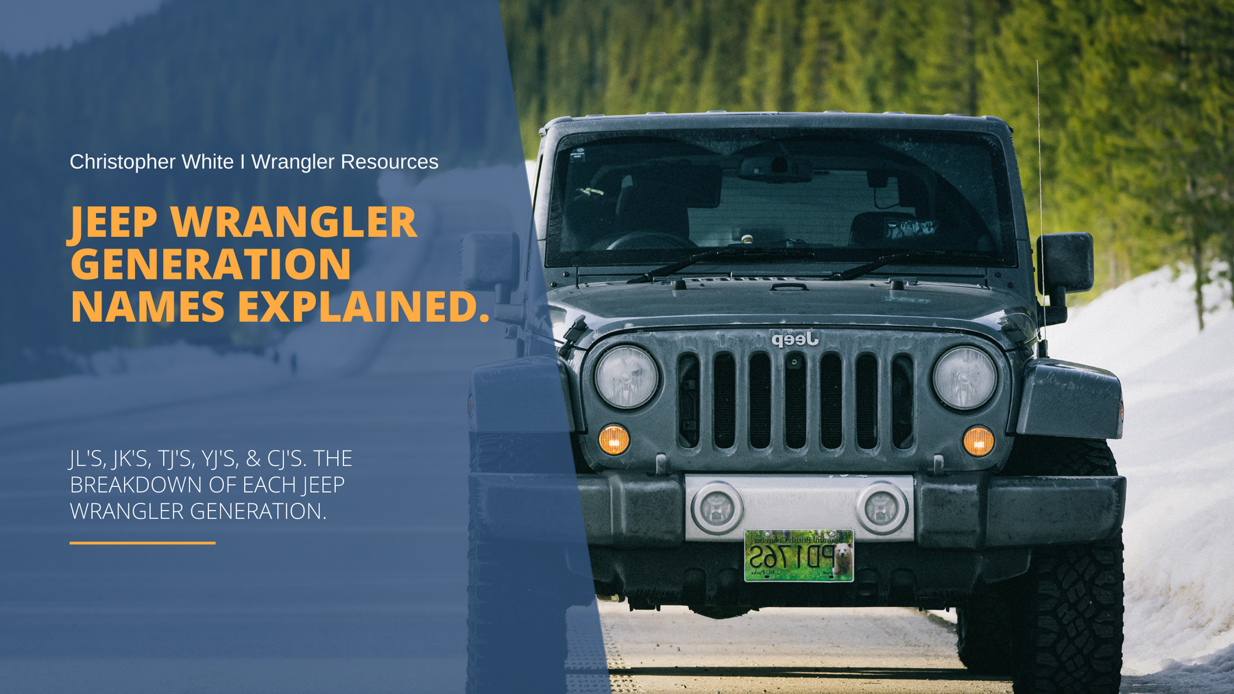 Jeep Wrangler Generation Names Explained.