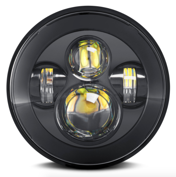 7" Jeep Wrangler LED Headlights - Stealth Series