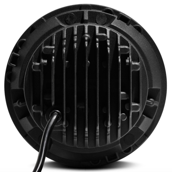 7" Jeep Wrangler LED Headlights - Black Jeep Halo Angel Eye Series