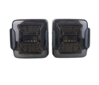 2018+ JL Jeep Wrangler LED Tail Light - Smoke Black
