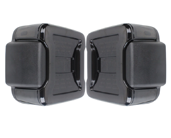 2018+ JL Jeep Wrangler LED Tail Light - Smoke Black
