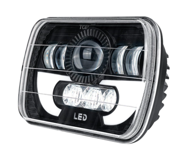 5"x7" Jeep YJ LED headlight & Jeep XJ LED headlight - Evolution Series
