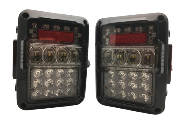2007-2018 JK Jeep Wrangler LED Tail Lights - Radiance Series