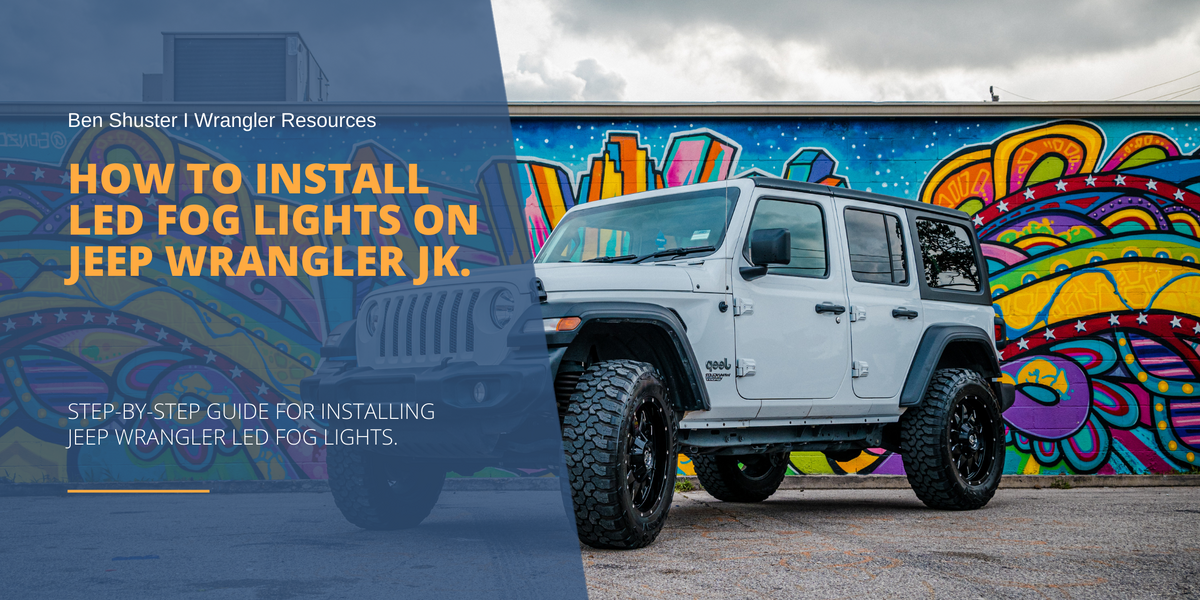 How to Install LED Fog Lights on Jeep Wrangler JK. — Jeep Wrangler