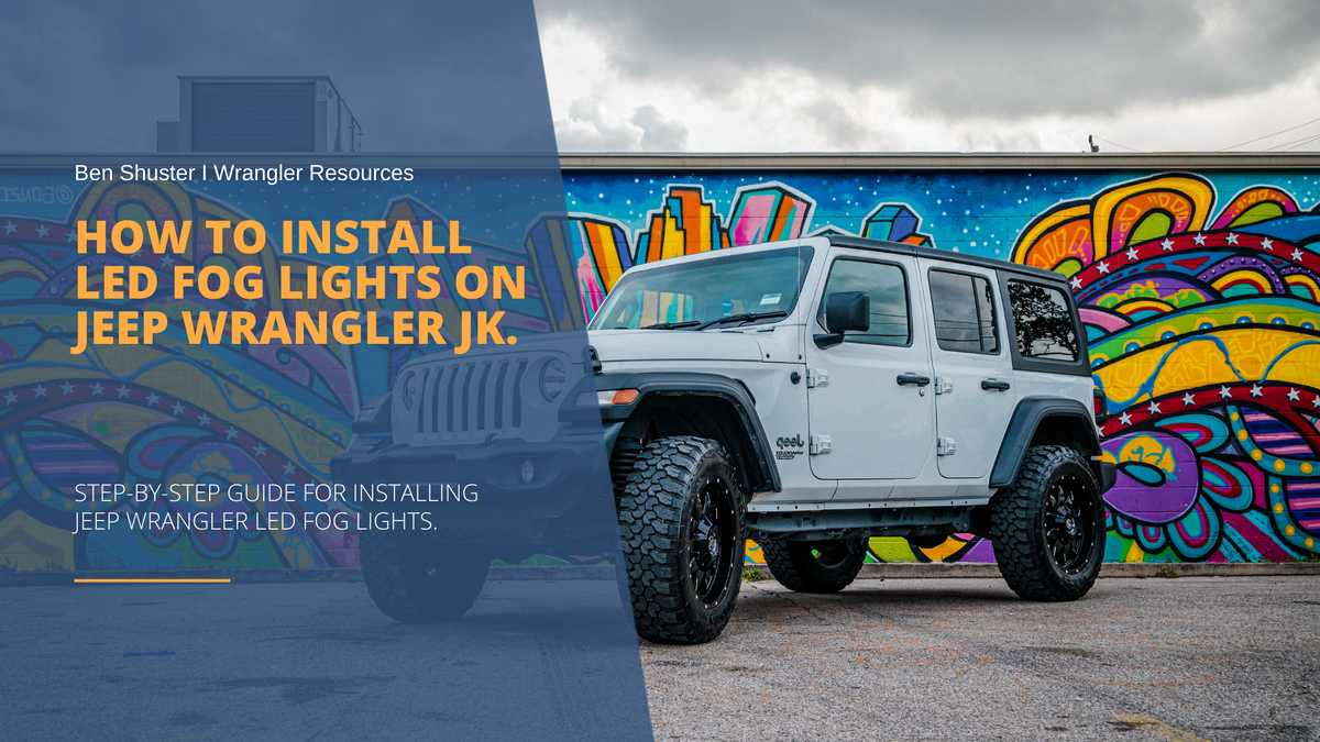 How to Install LED Fog Lights on Jeep Wrangler JK. — Jeep Wrangler