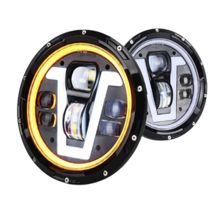 7" Jeep Wrangler LED Headlights - V-Series — Jeep Wrangler Headlights